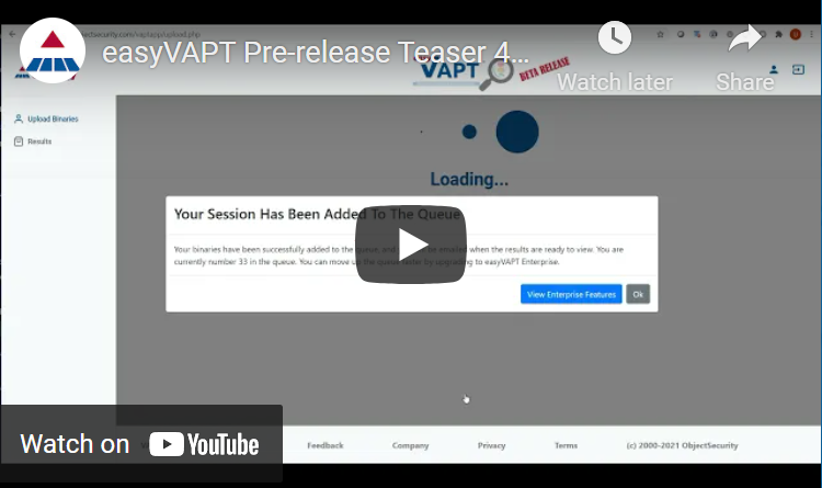 easyVAPT Overview